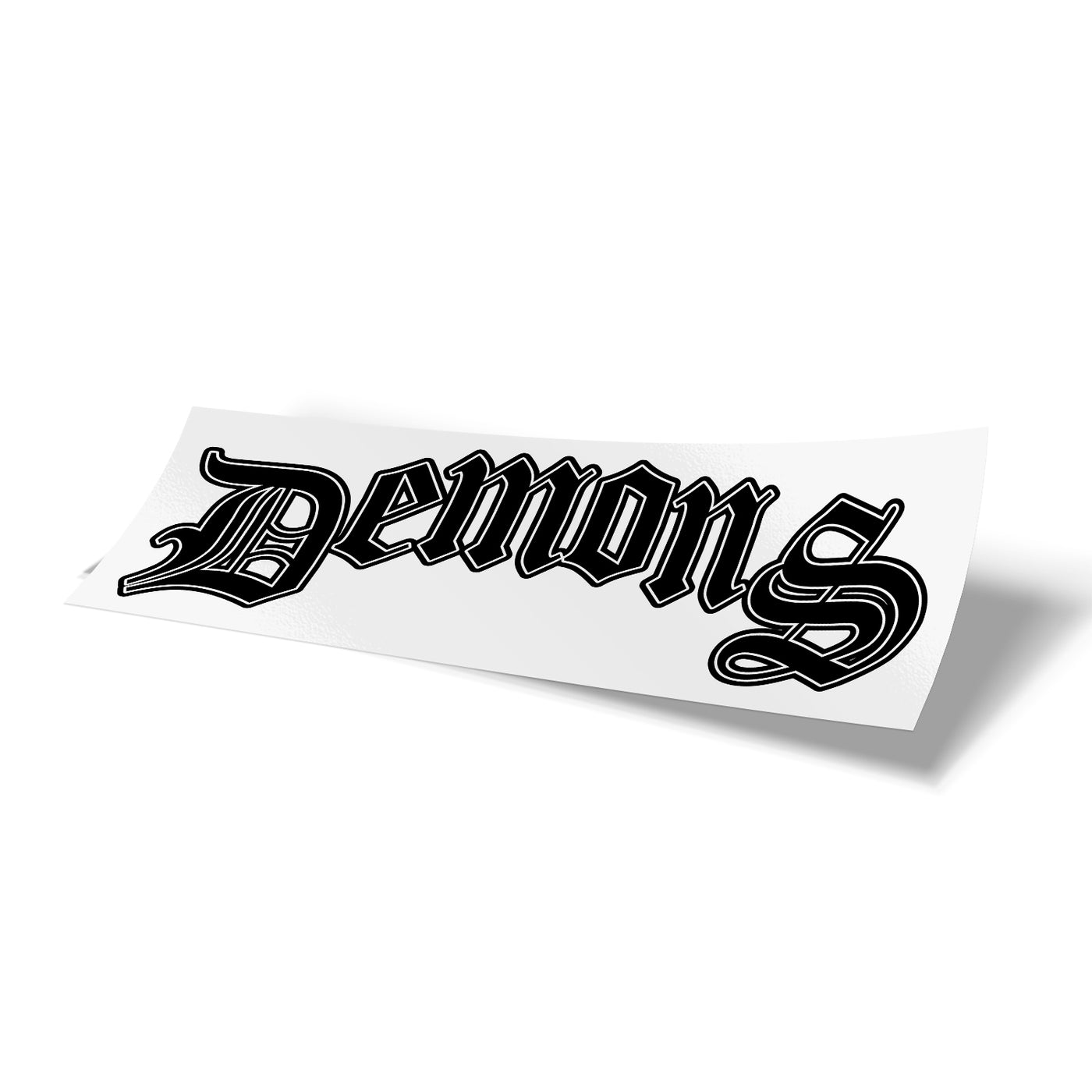 Demons Windshield Banner [ White ]