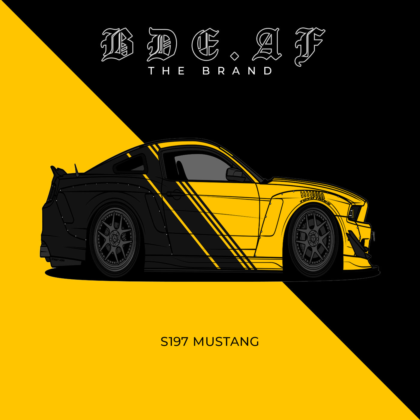 Mustang Pin [ Yellow ]