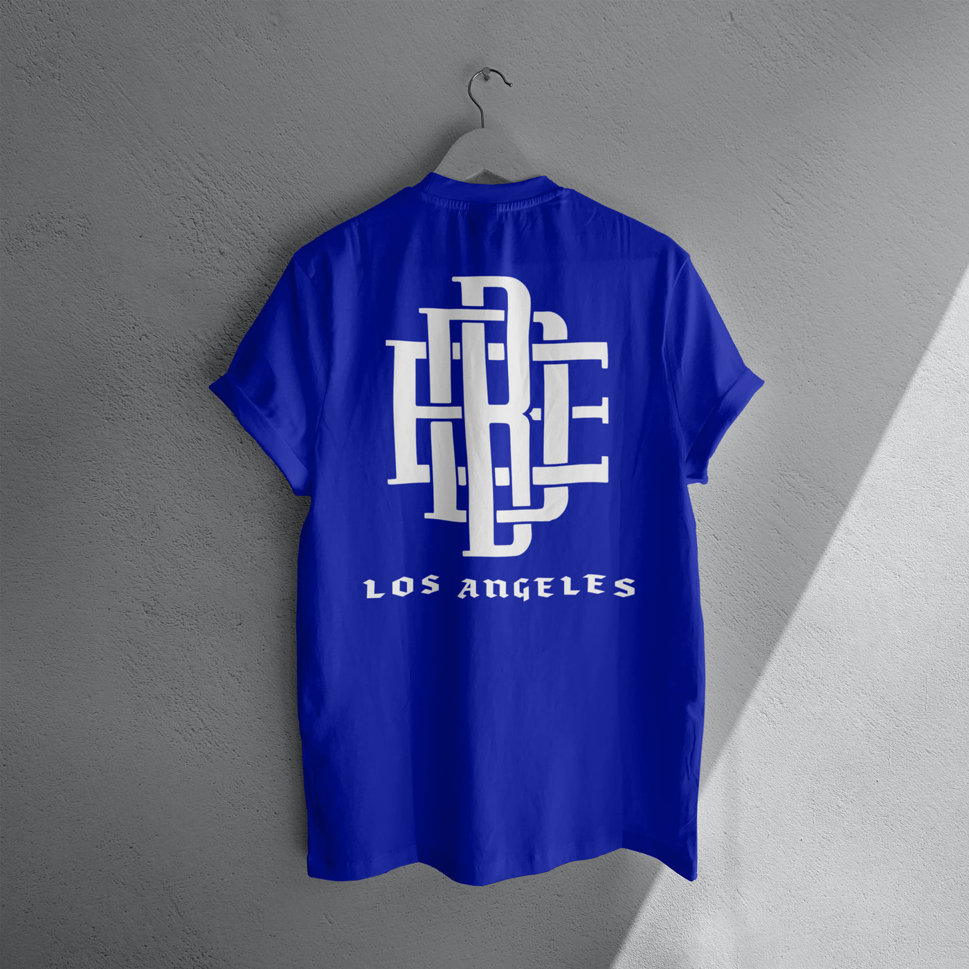 Monogram T-Shirt [ Blue ]