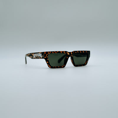 Slim Sunglasses  [ Brown Tigers ]