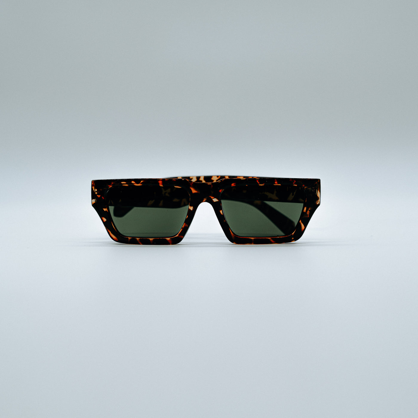 Slim Sunglasses  [ Brown Tigers ]