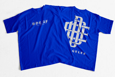 Monogram T-Shirt [ Blue ]